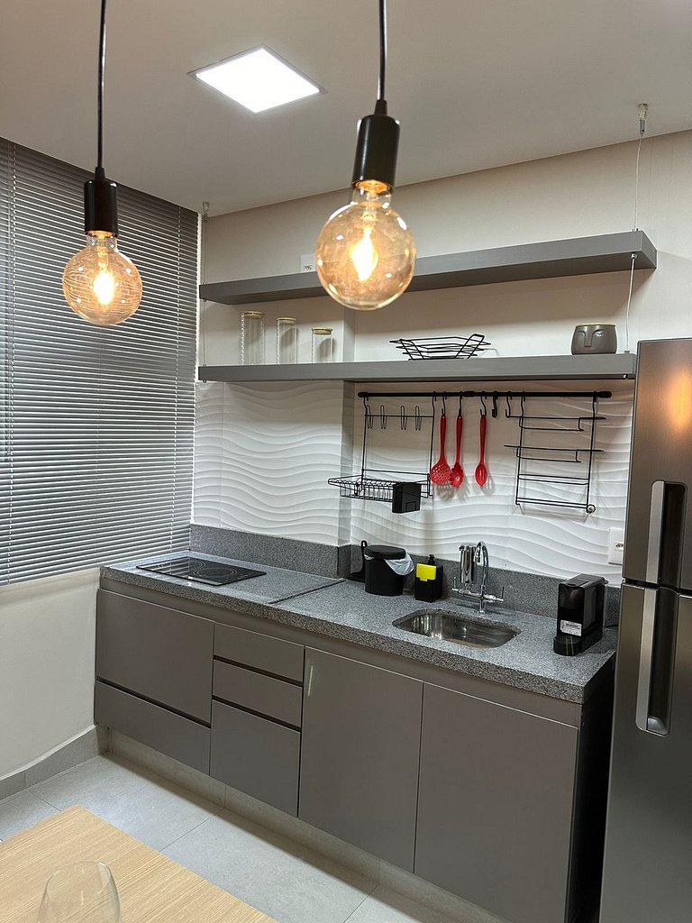 Apart 1 bedroom, 1 bathroom center without garage